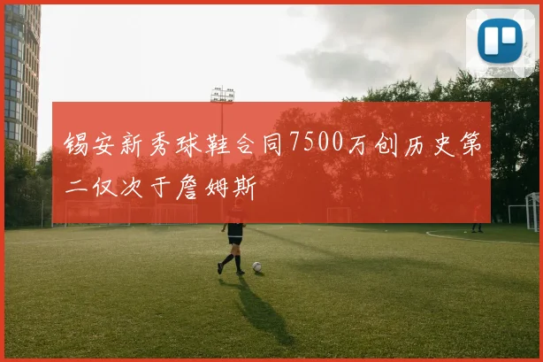 锡安新秀球鞋合同7500万创历史第二仅次于詹姆斯